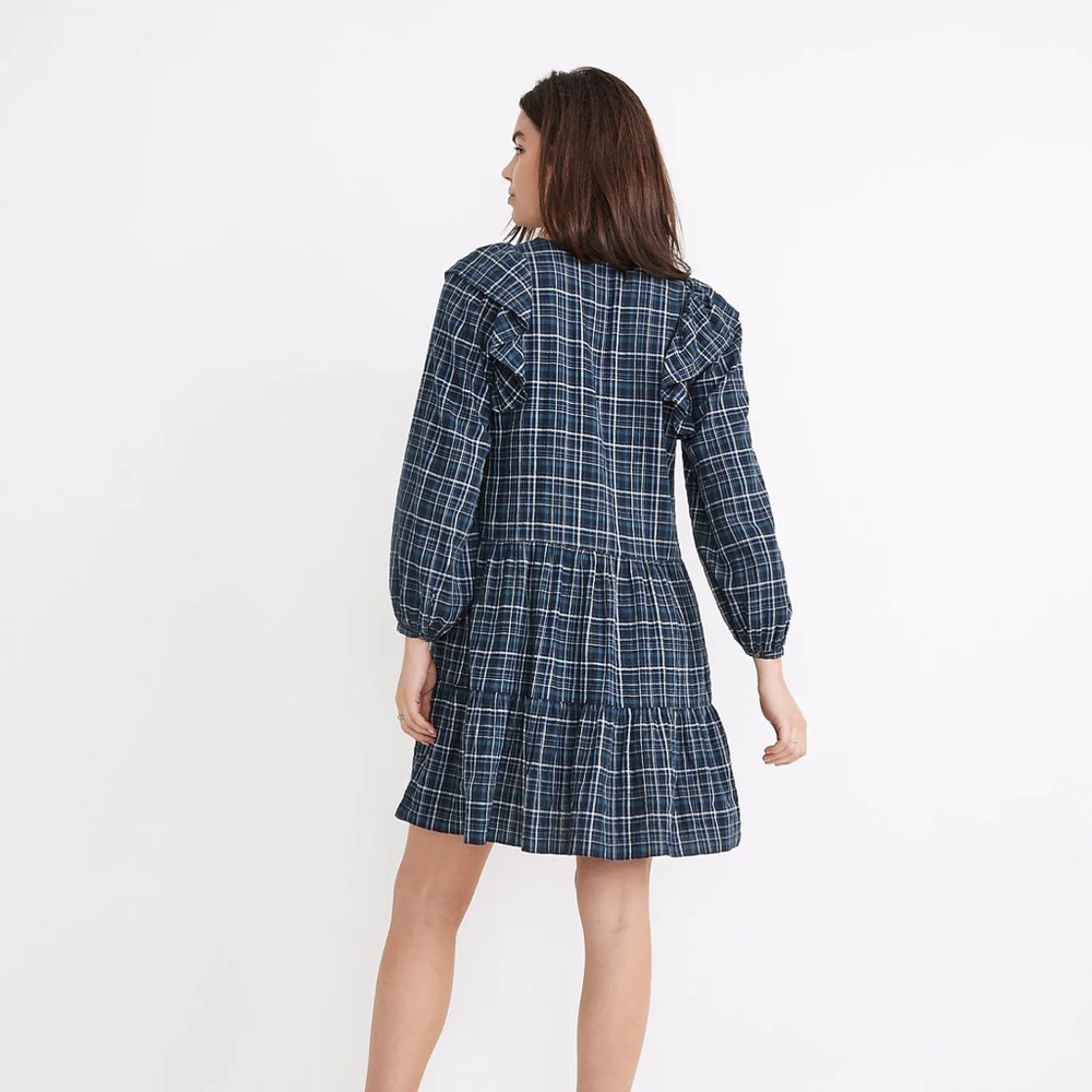 Madewell Ruffle-Trimmed Mini Dress - Picture 3 of 5